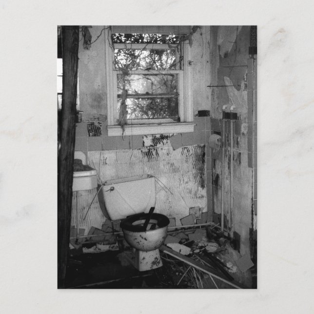 Carte Postale Pause salle de bain (Devant)