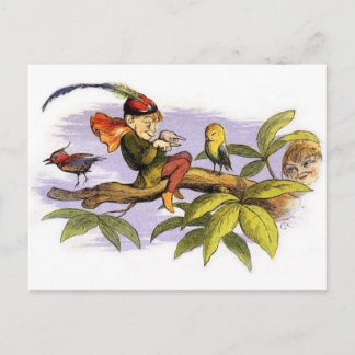 Carte Postale Pauvre_petit_birdie_teas_par_Richard_Doyle