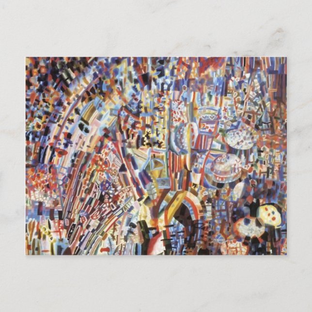 Carte Postale Pavel Filonov - Composition (Devant)