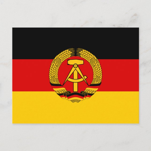 Carte Postale Pavillon de l'Allemagne de l'Est (Devant)