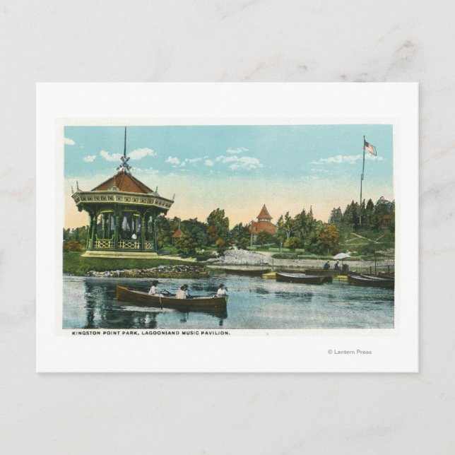 Carte Postale Pavillon de musique Lagoonland (Devant)