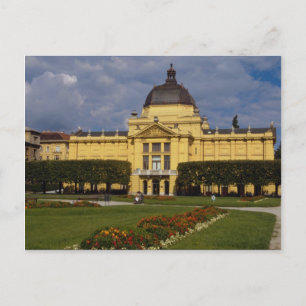 Carte Postale Pavillon d'exposition, Zagreb, Croatie