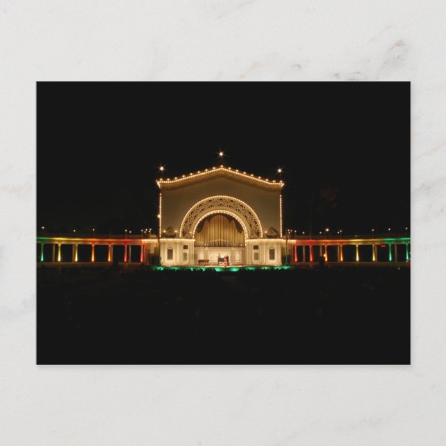 Carte Postale Pavillon d'orgue Spreckels (Devant)
