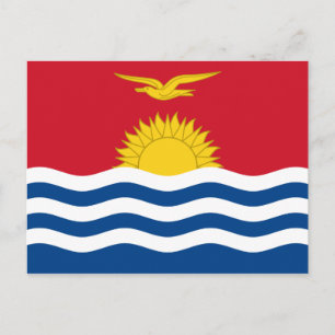 Carte postale Pavillon Kiribati