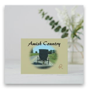 Carte Postale Pays Amish