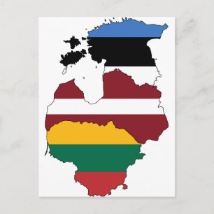 Carte Postale Pays baltes