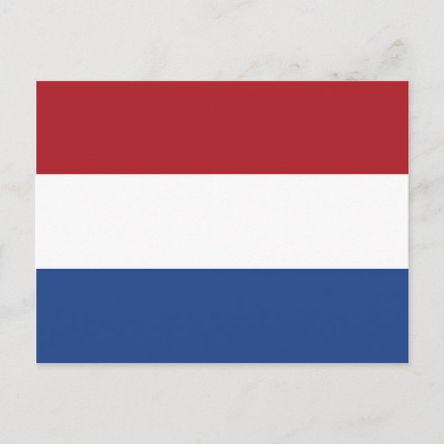 Carte Postale Pays-Bas, drapeau (Devant)