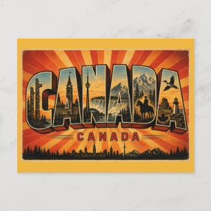 Carte Postale Pays Canada Vintage