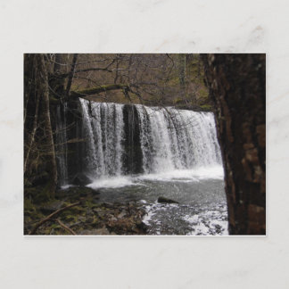 Carte Postale Pays de cascade au Pays de Galles, balises de