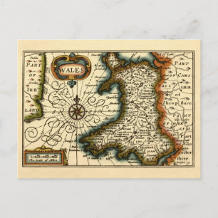 Carte Postale Pays de Galles - Ancien Antiquaire historique Cart