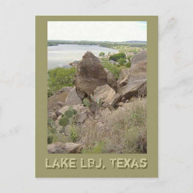 Carte Postale Pays de Texas Hill (Devant)