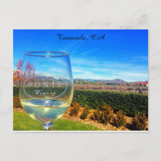 Carte Postale Pays du vin