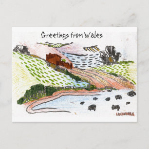 Carte Postale Pays gallois