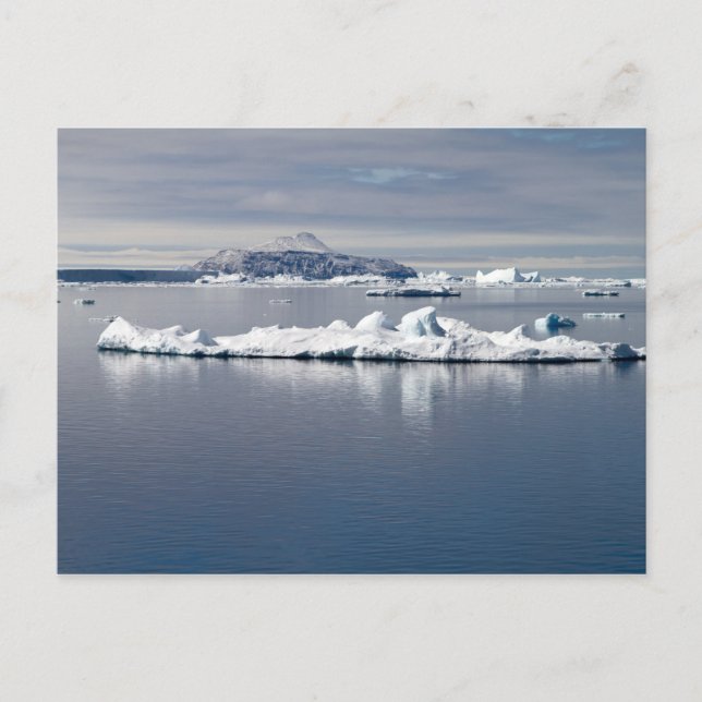 Carte Postale paysage antarctique (Devant)