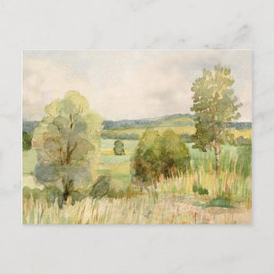 Carte Postale Paysage aquarelle