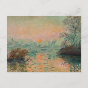 Carte Postale Paysage au coucher du soleil   Tadeusz Makowski