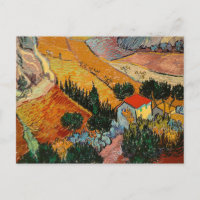 Paysage avec maison et laboureur,