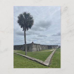 Carte Postale Paysage côtier du fort historique de St. Augustine