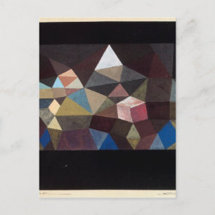 Carte Postale Paysage cristallin par Paul Klee