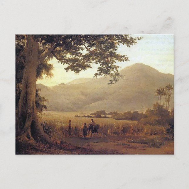 Carte Postale Paysage d'Antilian par Camille Pissarro (Devant)