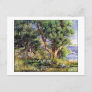 Carte Postale Paysage d'art sur la côte par Renoir