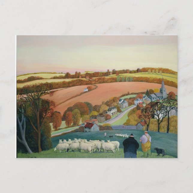 Carte Postale Paysage d'automne (Devant)