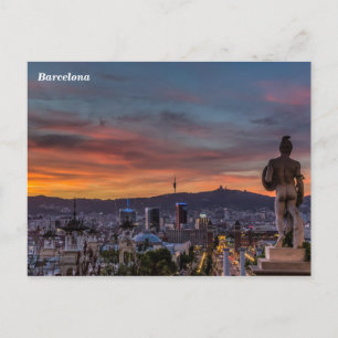 Carte Postale Paysage de Barcelone