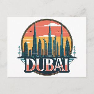 Carte Postale Paysage de Dubaï Voyage