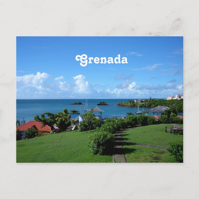 Carte Postale Paysage de Grenade (Devant)