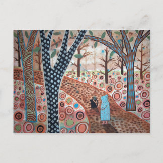 Carte Postale Paysage de jardin de forêt