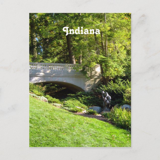 Carte Postale Paysage de l'Indiana (Devant)