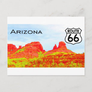 Carte Postale Paysage de l'itinéraire 66 de l'Arizona