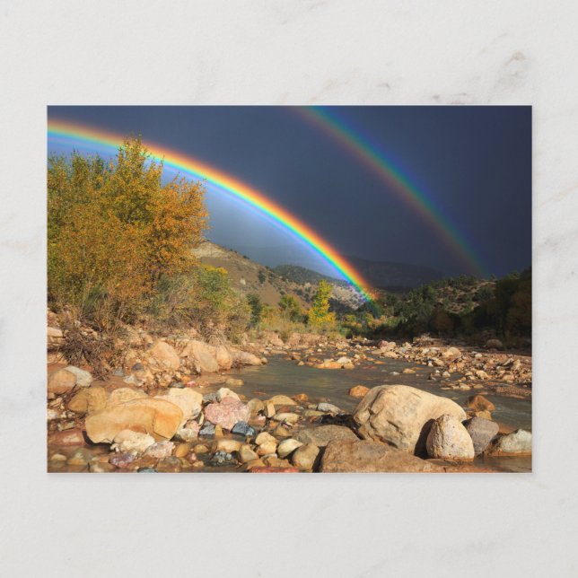 Carte Postale Paysage de l'Utah Rainbow (Devant)