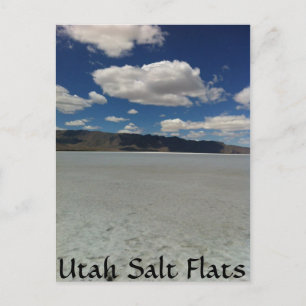 Carte Postale Paysage de l'Utah Salt Flats