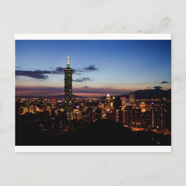 Carte Postale Paysage de Taïwan (Devant)