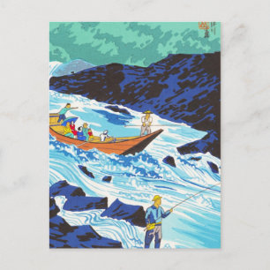 Carte Postale Paysage de Tokuriki Tomikichiro de 12 mois