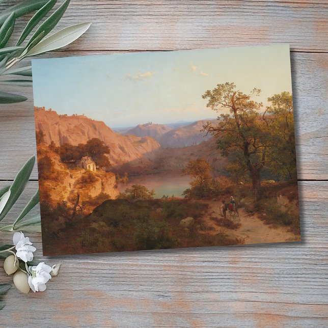 Carte Postale Paysage d'Eifel (1843) - Heinrich Funk (Créateur téléchargé)