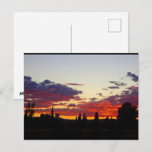 Carte Postale Paysage des braises du crépuscule