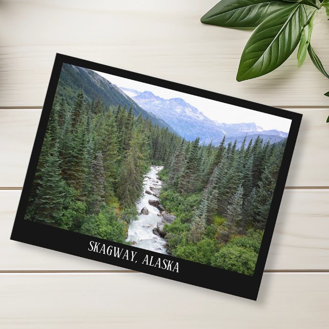 Carte Postale Paysage des monts Skagway Alaska (Créateur téléchargé)