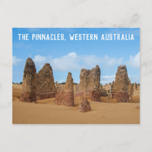 Carte Postale Paysage des Pinnacles en Australie-Occidentale