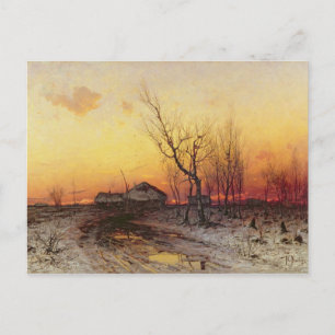 Carte Postale Paysage d'hiver