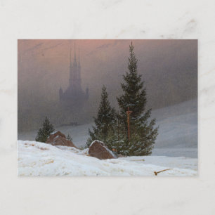 Carte Postale Paysage d'hiver, 1811 par Caspar David Friedrich