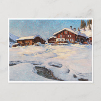 Carte Postale Paysage d'hiver près de Davos