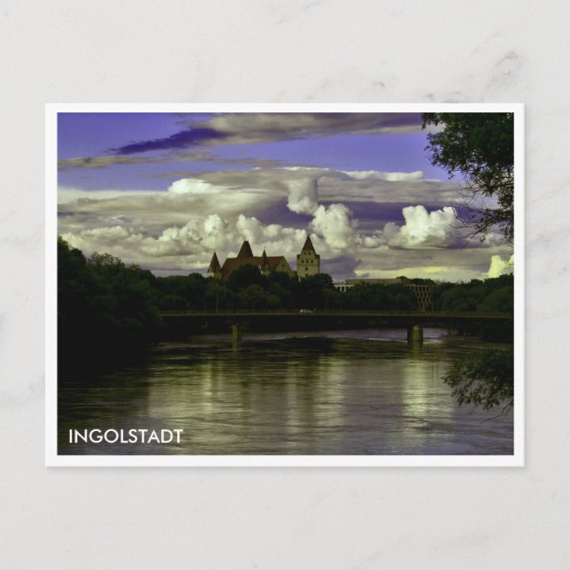 Carte Postale Paysage d'Ingolstadt (Devant)
