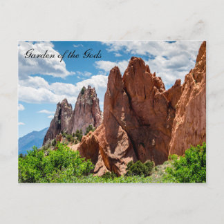 Carte Postale Paysage du jardin des dieux Colorado