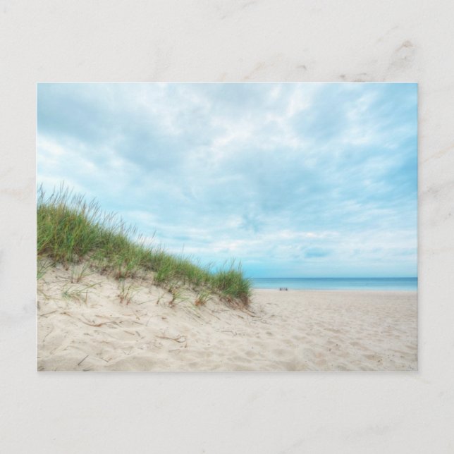 Carte Postale Paysage du lac Beach Michigan Paysage (Devant)