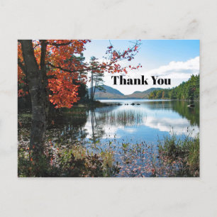 Carte Postale Paysage du lac Maine Acadia Merci photo