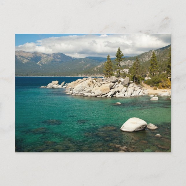 Carte Postale Paysage du lac Tahoe (Devant)