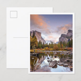 Carte Postale Paysage du parc national de Yosemite Californie US