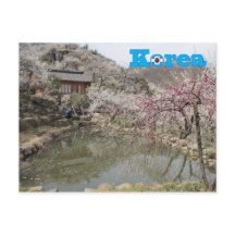 Paysage du printemps coréen
